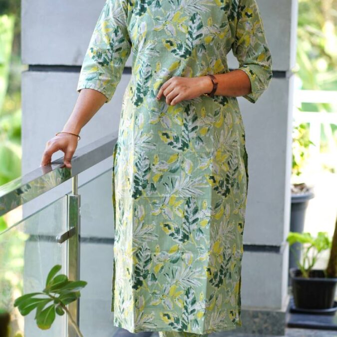 Cotton Co-Ord Set With Lining