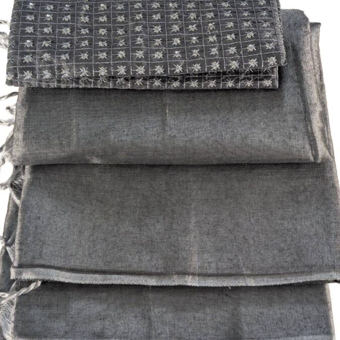 Cotton Tissue Silk Saree_1