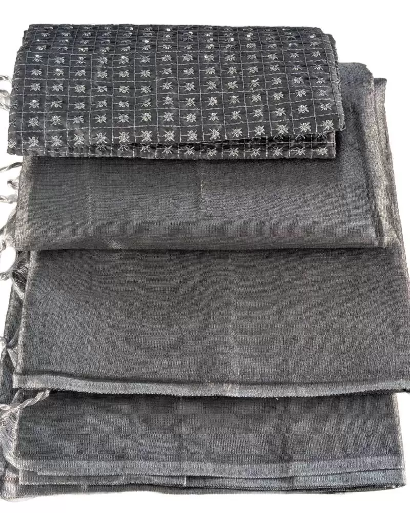 Cotton Tissue Silk Saree_1