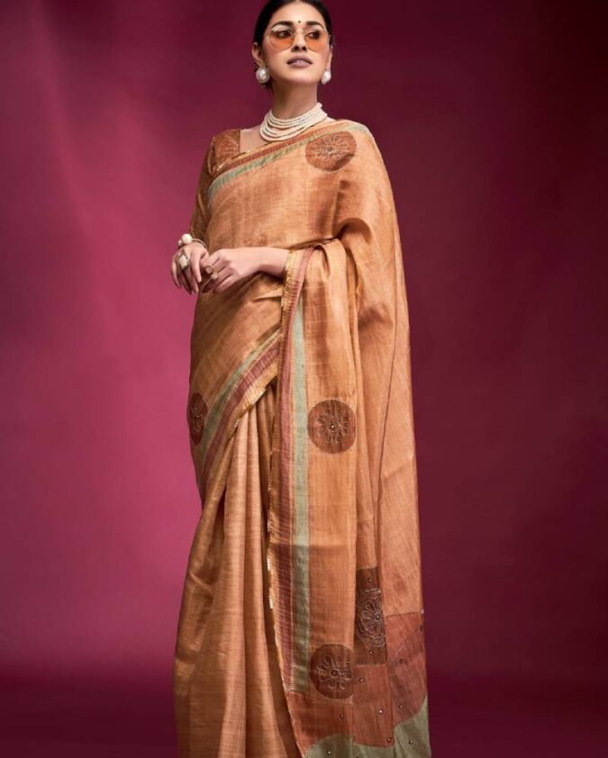 Pure Tusser Saree