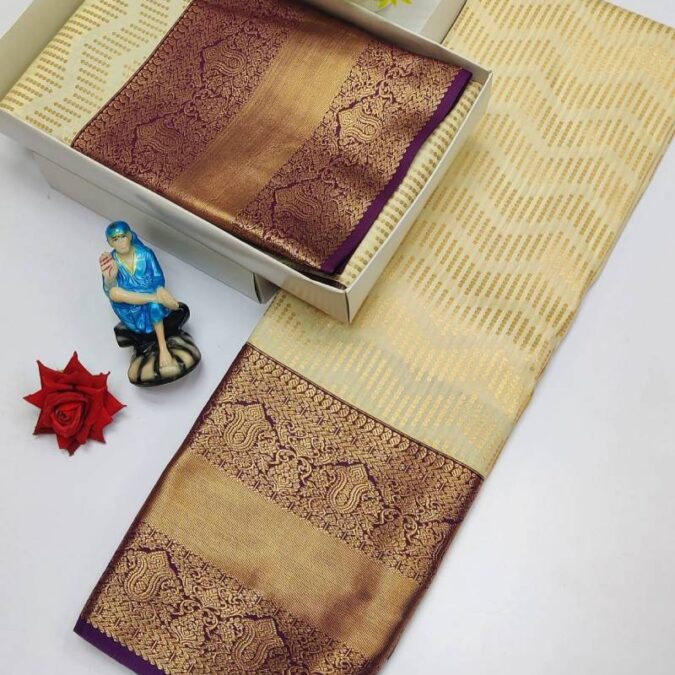 Kanchi Korvai Kottanji Soft Silk Saree