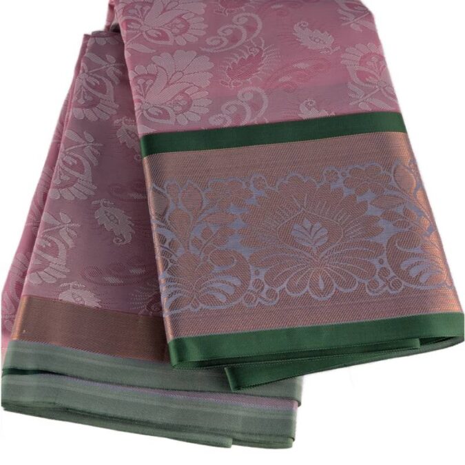 Soft Silk Saree Pink Color_2